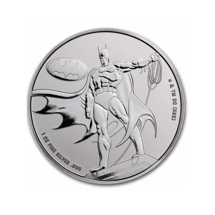 2023 Samoa DC Comics: Batman 1 oz Silver Coin BU in Capsule