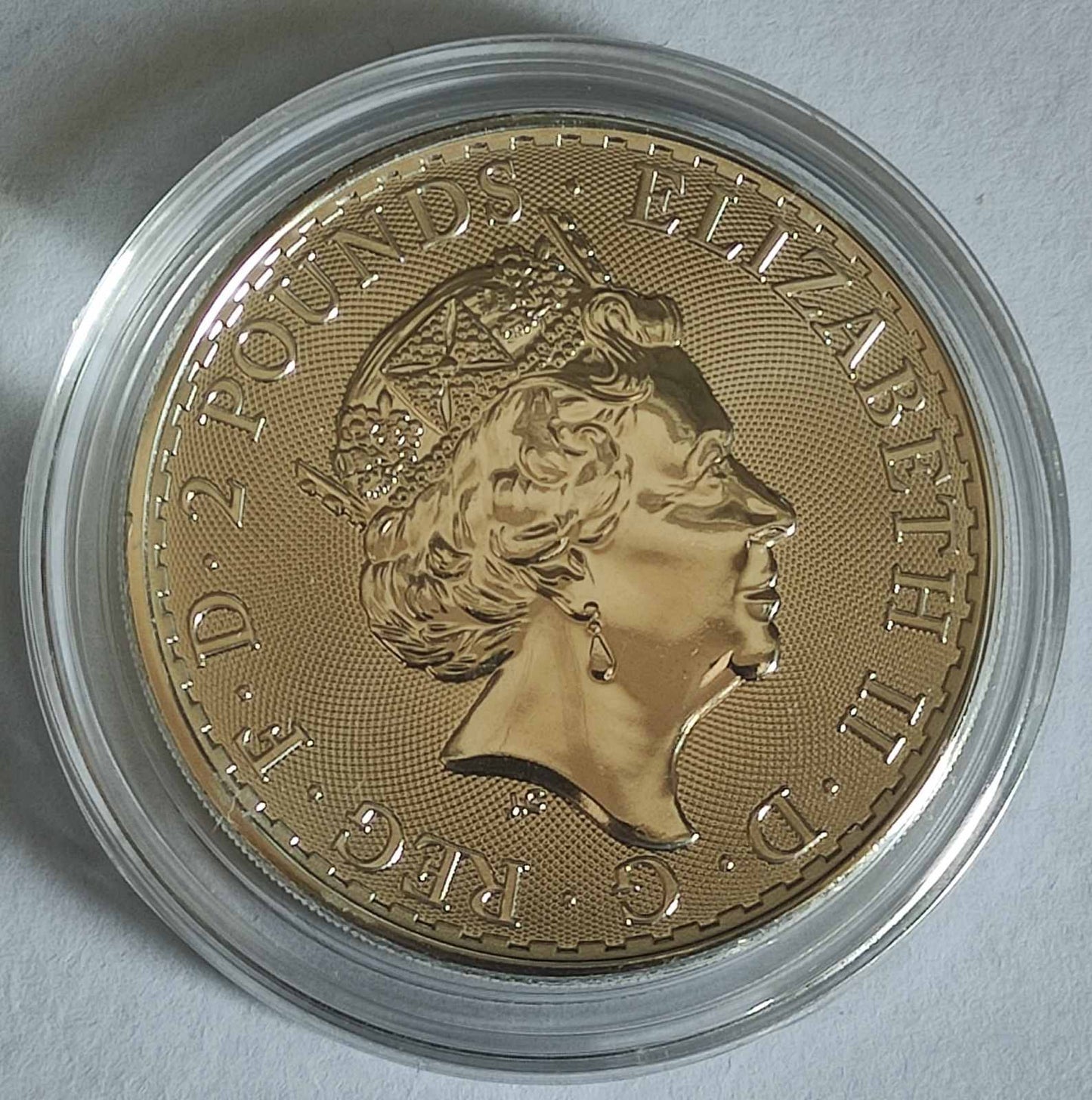2023 Great Britain Britannia (Queen Elizabeth) 1 oz Silver Coin in Capsule