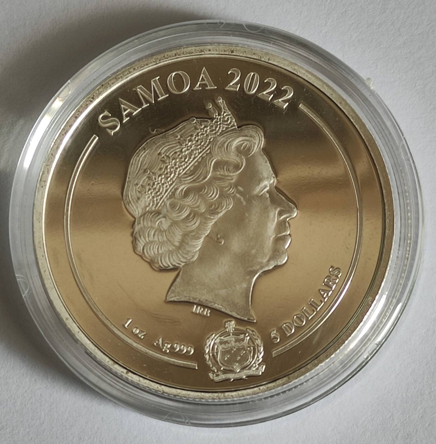 2022 Samoa Looney Tunes Daffy Duck 1 oz Silver Coin BU in Capsule