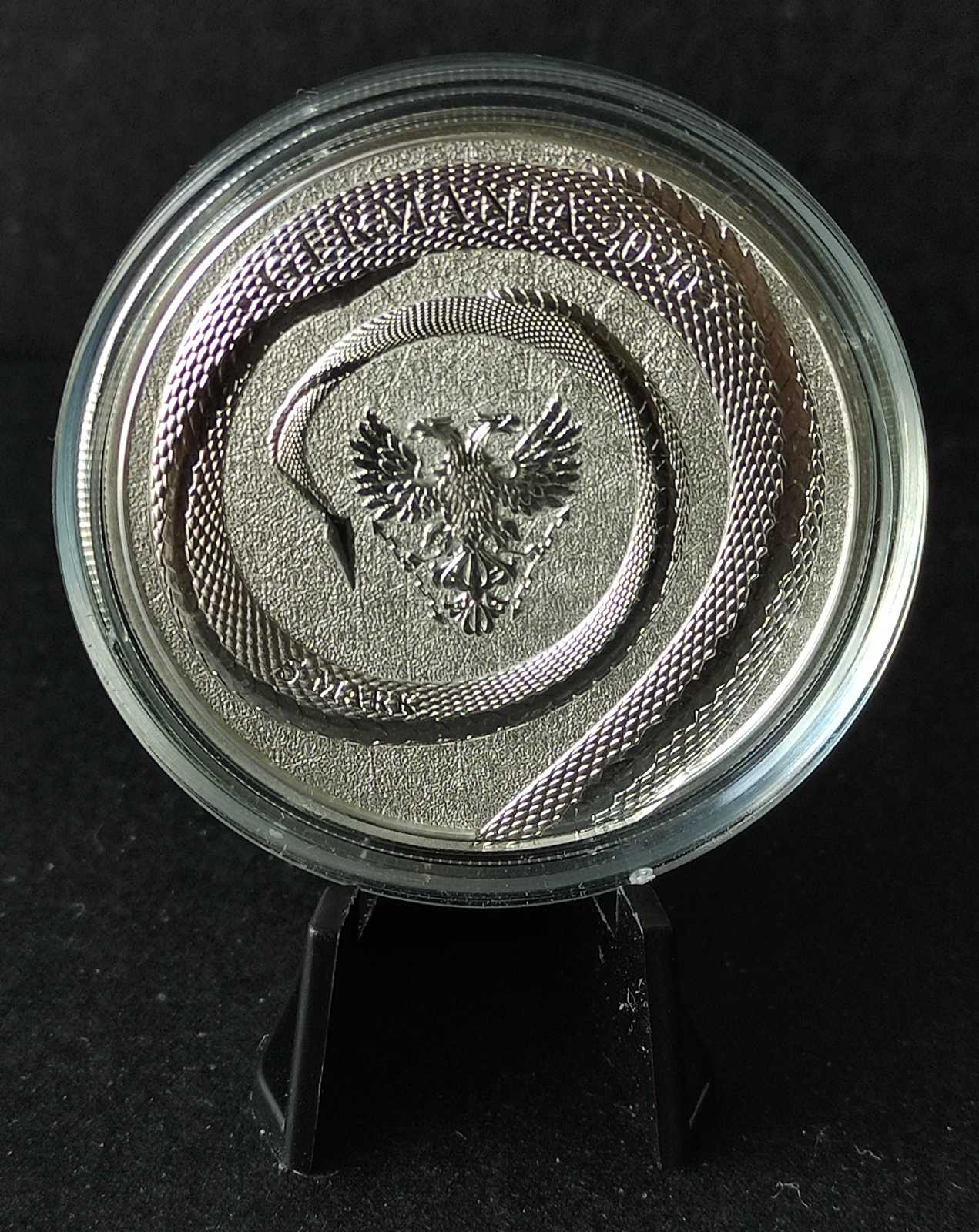 2020 Germania Beasts - Fafnir 1 oz Silver Coin BU in Capsule