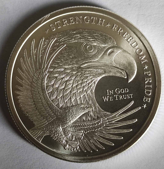 Golden State Mint Eagle Round in Capsule (note: may contain minor contact marks)