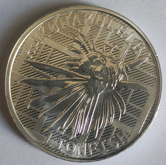 2022 Tokelau Lionfish 1 oz Silver Coin BU in Capsule