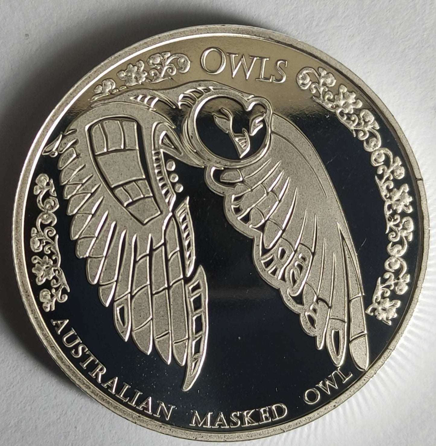 2022 Tokelau Australian Masked Owl 1 oz Silver Coin BU in Capsule
