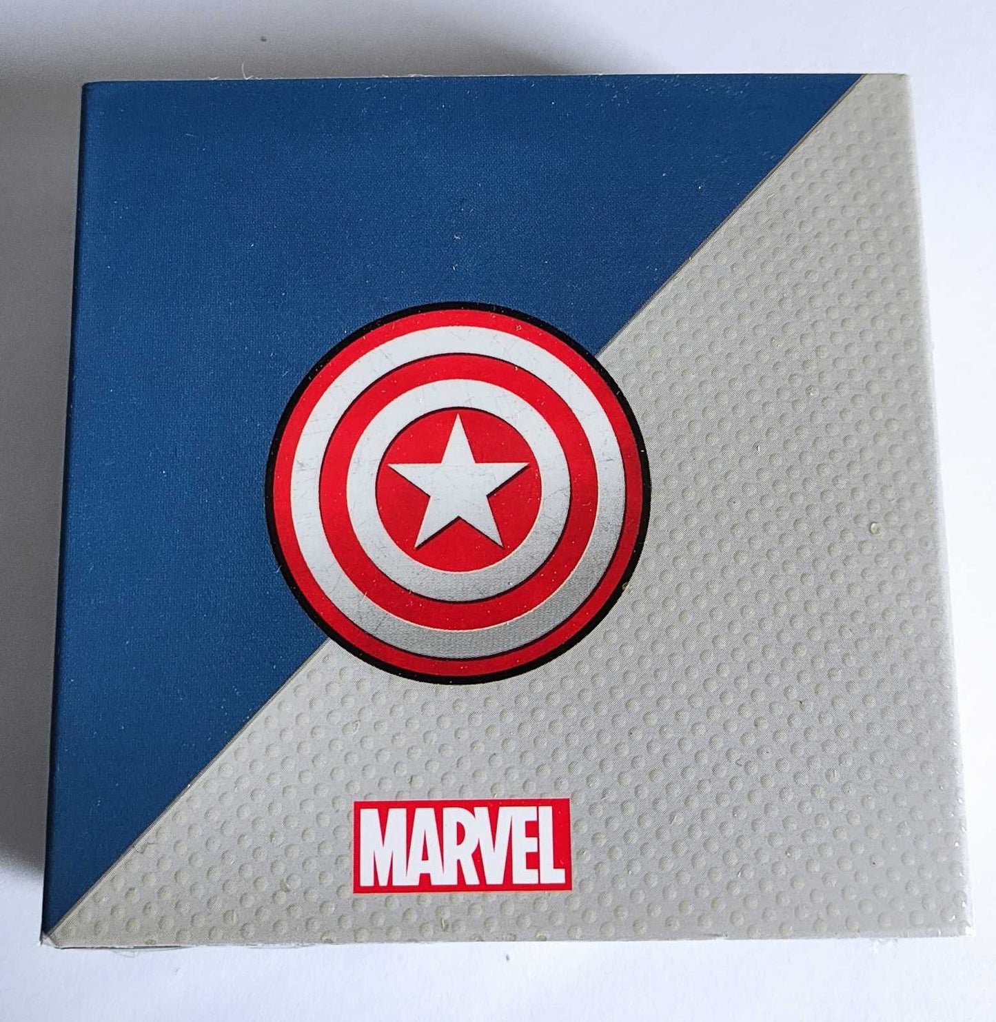 PAMP Marvel Captain America 1 oz Silver Coin in Acrylic Case with Box and COA (Sealed Packaging)