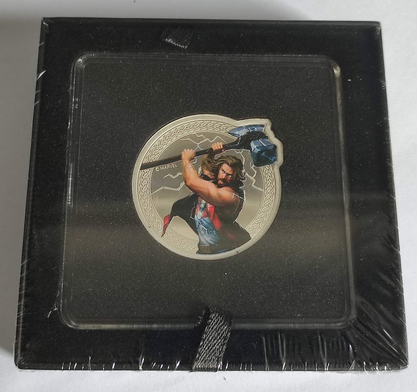 PAMP Marvel Thor: Love and Thunder 1 oz Colorized Silver Coin with Case, Box, and COA (Sealed-Packaging)