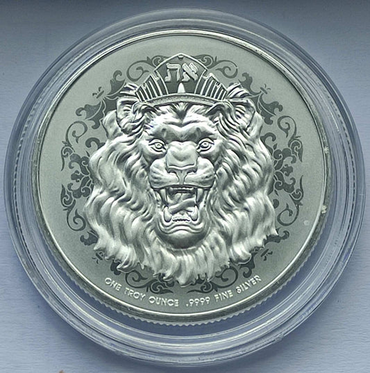 2021 Niue Roaring Lion 1 oz Silver Coin BU in Capsule