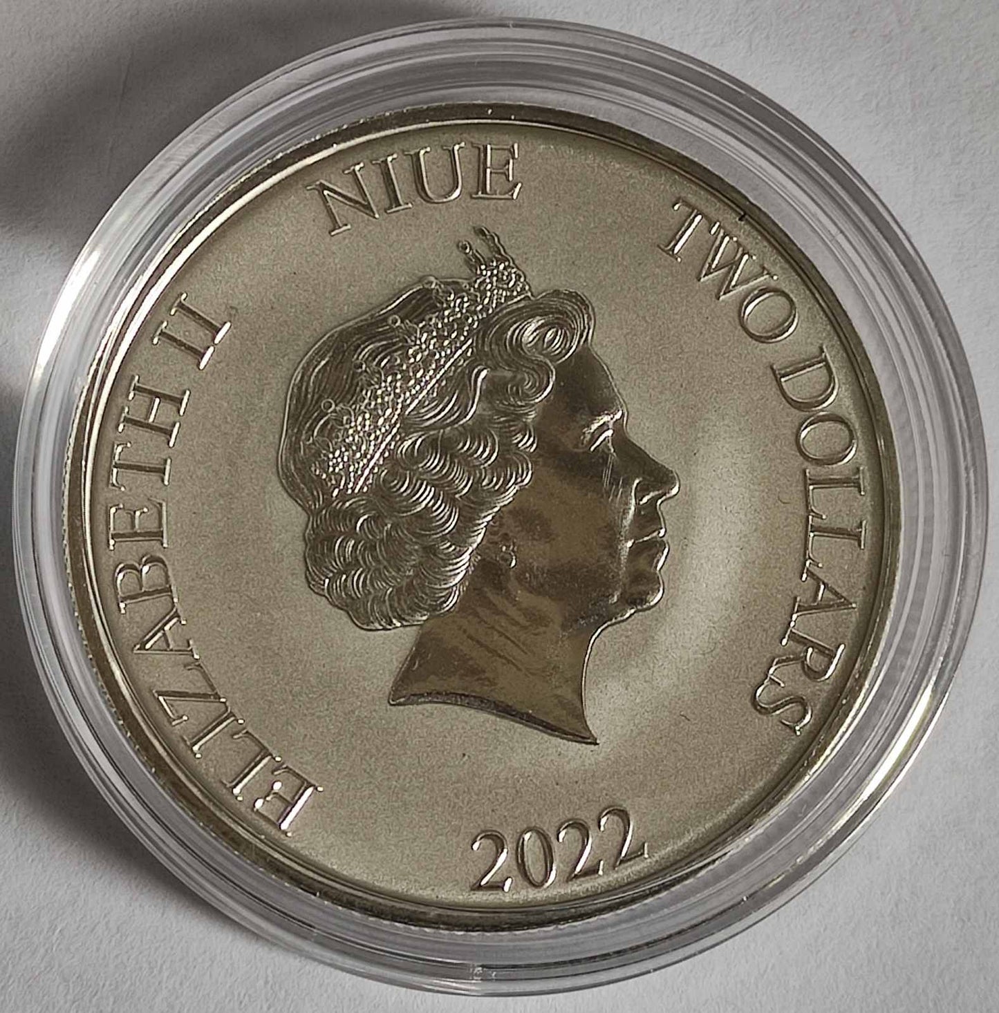 2022 Niue Disney's Scrooge McDuck 1 oz Silver Coin BU in Capsule