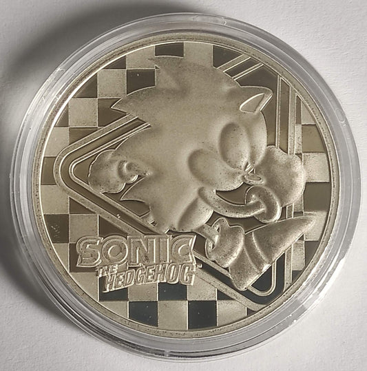 2022 Niue Sonic the Hedgehog 1 oz Silver Coin BU in Capsule