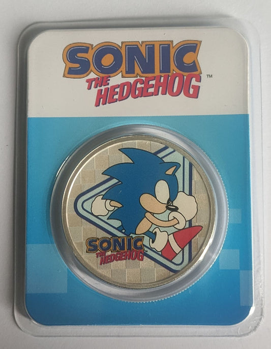 2022 Niue Sonic 1 oz Colorized Silver Coin in Tamper-Evident Packaging