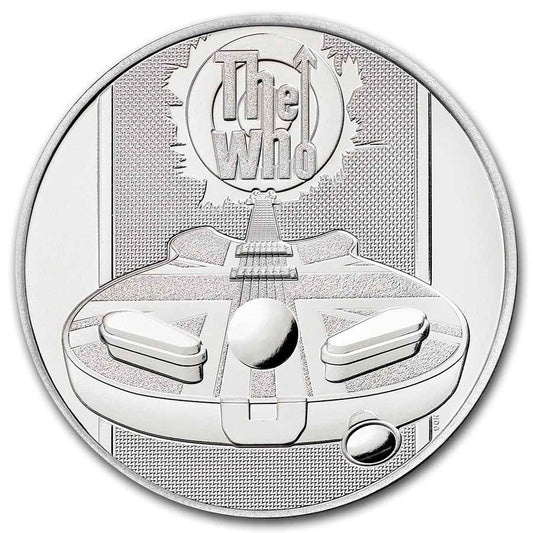 2021 Great Britain Music Legends: The Who 1 oz Silver Coin BU in Capsule