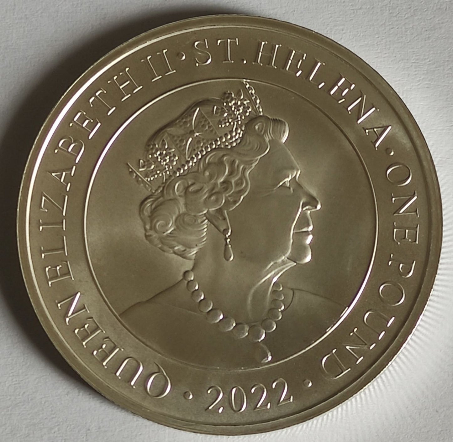 2022 St. Helena British Trade Dollar 1 oz Silver Coin BU in Capsule