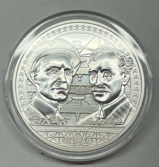 2022 Niue Icons of Inspiration: Wright Brothers 1 oz Silver Coin BU in Capsule