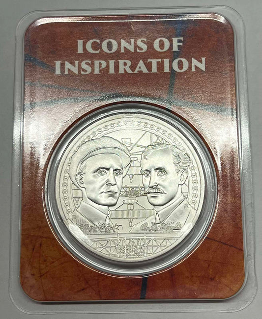 2022 Niue Icons of Inspiration: Wright Brothers 1 oz Silver Coin in Tamper-Evident Packaging