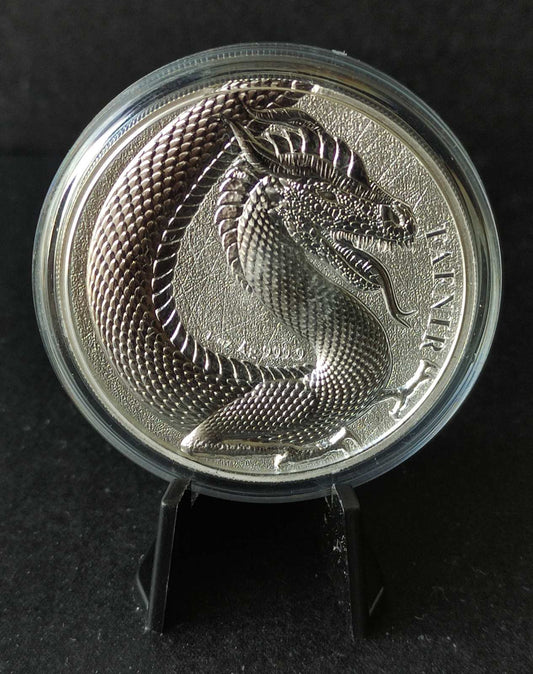 2020 Germania Beasts - Fafnir 1 oz Silver Coin BU in Capsule