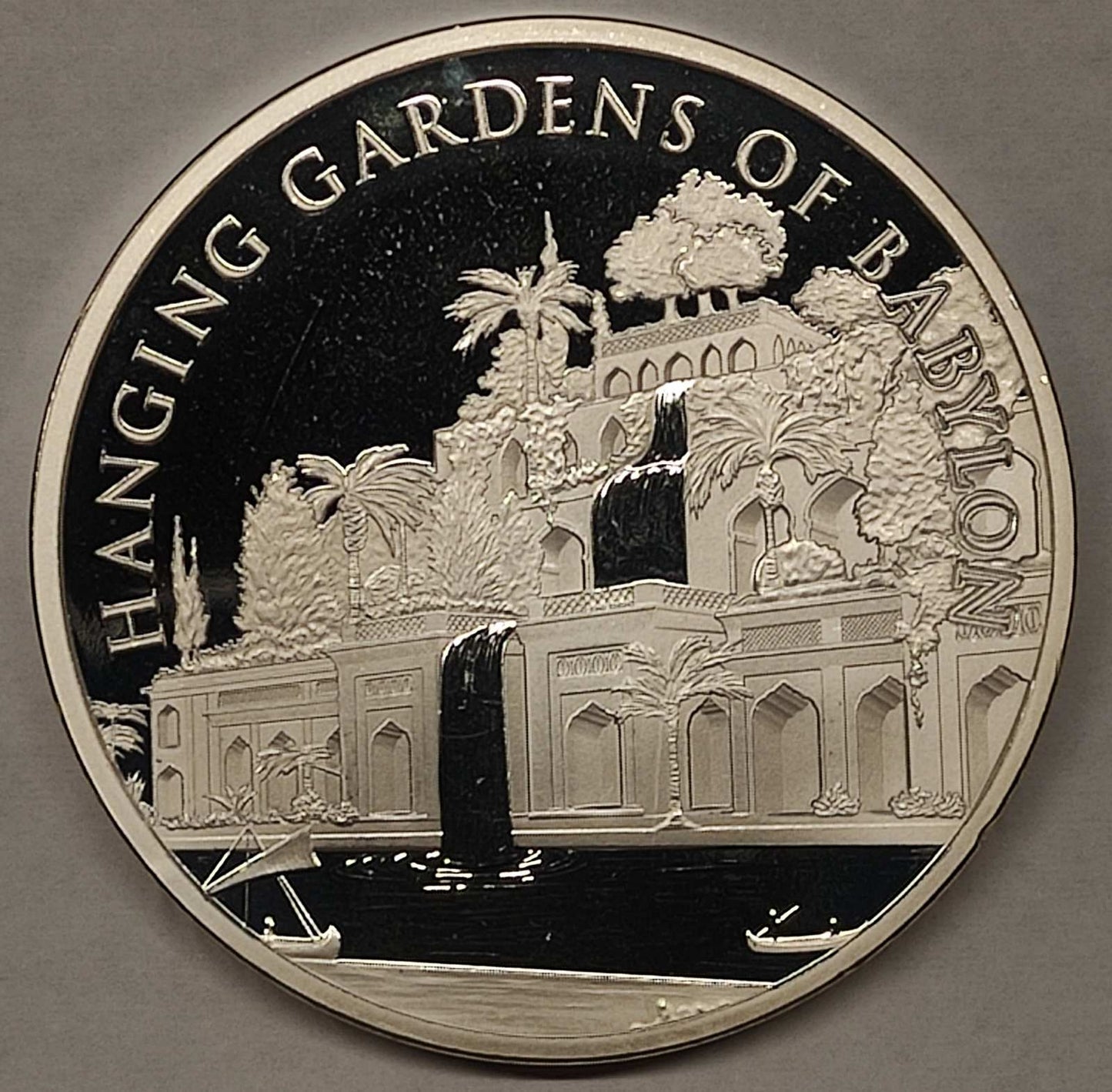 2021 7 Wonders of the World: Hanging Gardens of Babylon 1 oz Round in Capsule (note: may contain minor contact marks)