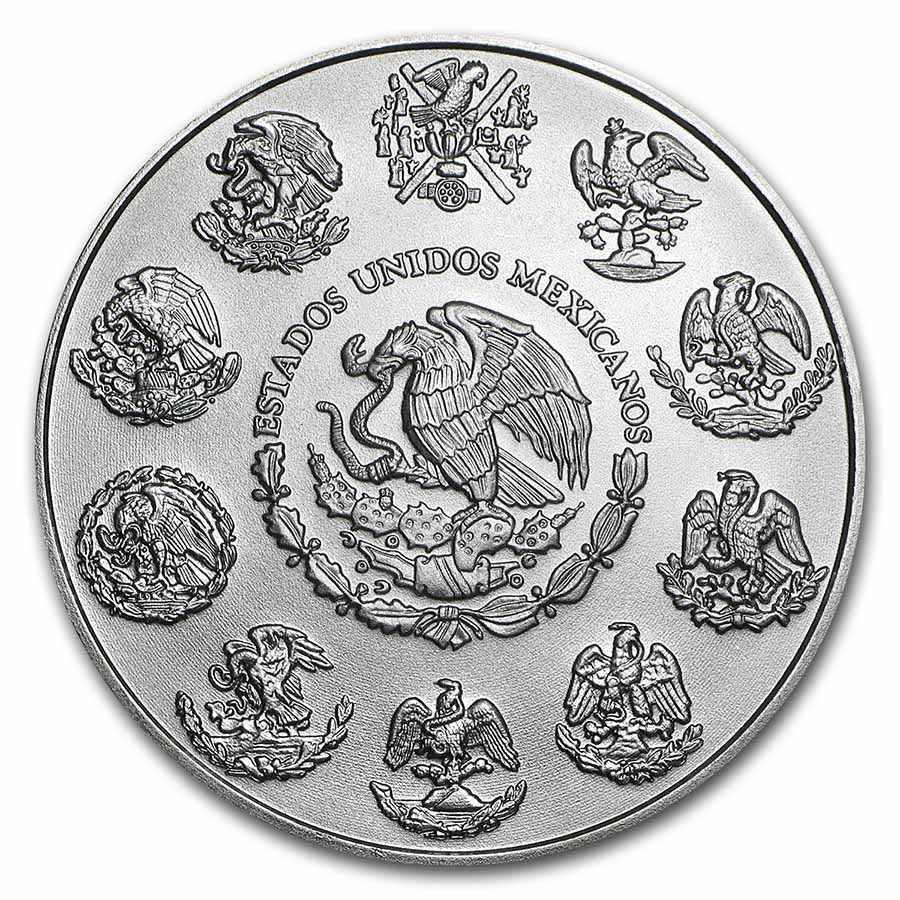 2021 Mexico Libertad 1 oz Silver Coin BU in Capsule